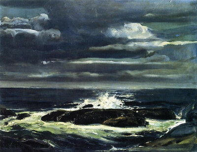 George Bellows - The Sea (1911) - 17'' x 22'' Fine Art Print