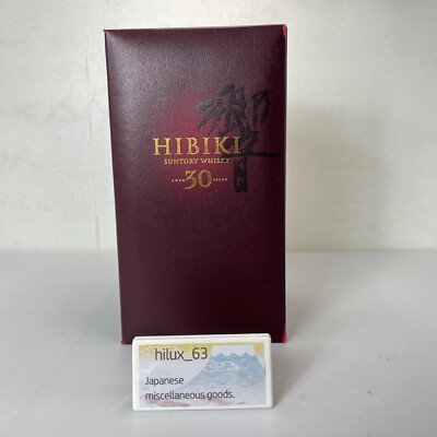 Suntory HIBIKI 30 year bottle (empty) with original BOX whisky