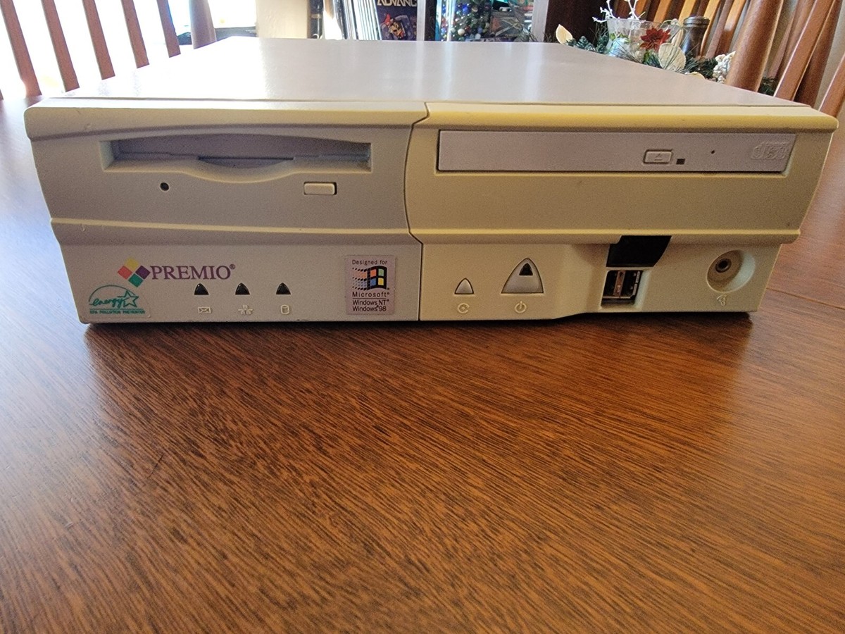 RARE PREMIO Vintage Compact Pentium II Desktop, Windows NT 98, No 