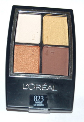 L'oreal Studio Secrets Professional Wear Infinite Eye Shadow Quad -823- New