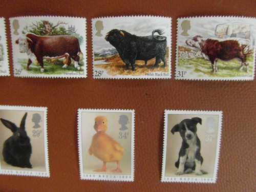 Stamps Great Britain LM mint fish/fauna/cattle to 37p sets 1983-90 - Picture 3 of 5
