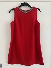 RED DRESS size 14 Beautiful Sleeveless Summer Party Dress Cruz Short Style