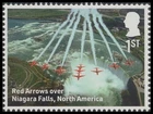GB 5184a Red Arrows over Niagara Falls, North America 1st single MNH 2024