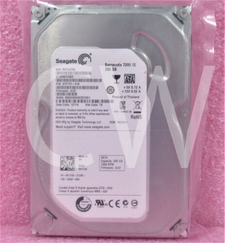 V174X ST3250312AS DELL 250GB 7.2K RPM 6Gb/s NCQ 3.5" LFF SATA HDD HARD DRIVE - Picture 1 of 2