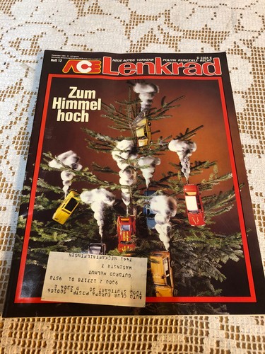 ACE Lenkrad Zeitschrift Heft 12, 31. Jahrgang aus dem Jahre 1984  RARITÄT!