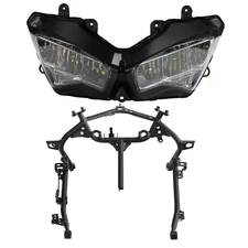 Front Headlight Lamp Assembly Stay Fairing Bracket For Kawasaki Ninja 400 18-24