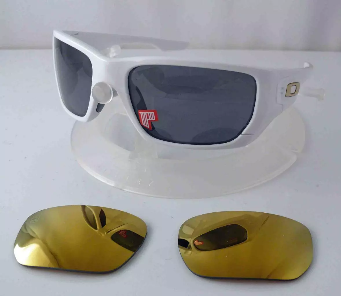 White polarized 2024 oakley sunglasses