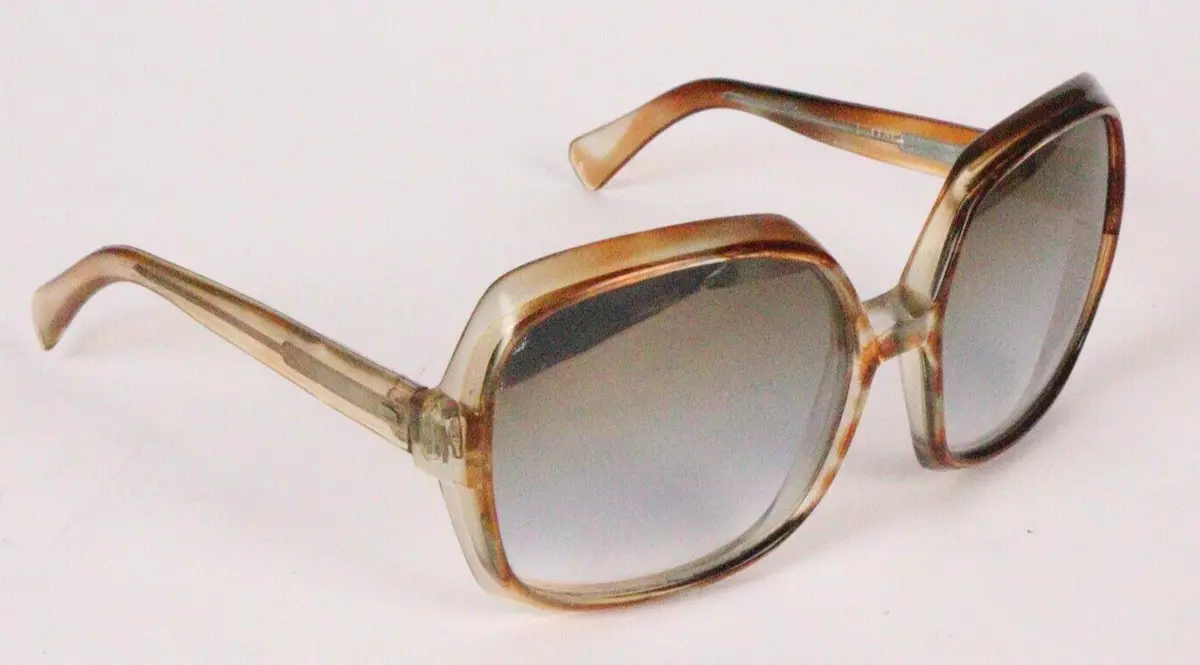 Vintage 60s 70s Designer Sunglasses Made In Italy Unknown Brand Name