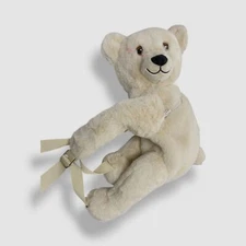 Molo Girl's Beige Teddy Bear Backpack One Size