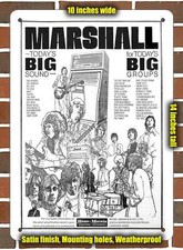 Metal Sign - 1968 Marshall Amplifiers- 10x14 inches
