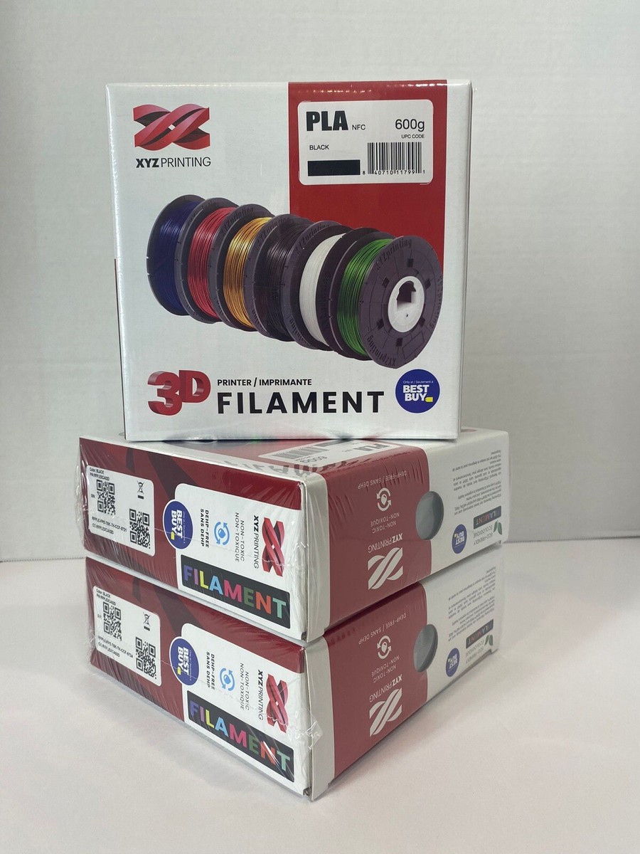 XYZ Printing PLA Jr. 600g Black Filament 1.75mm For XYZprinting