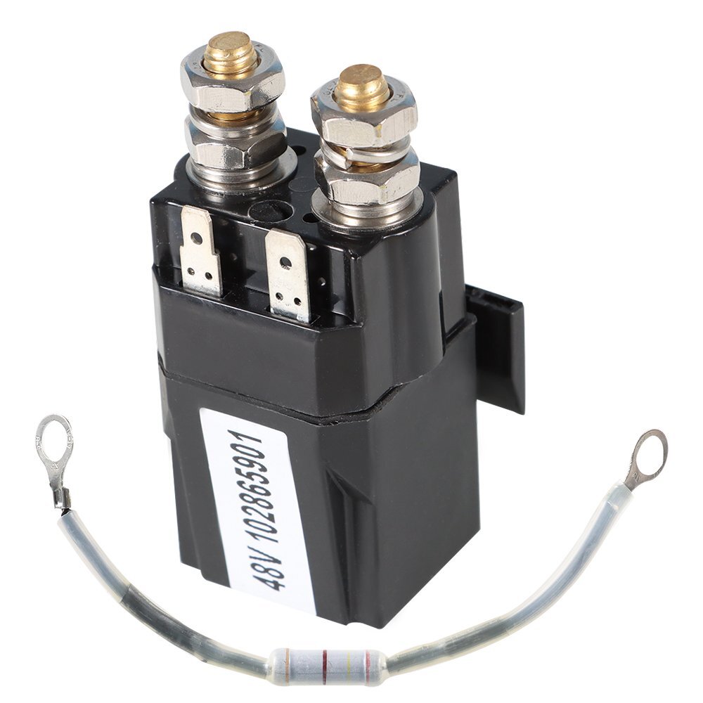 Club Car DS/Precedent Gas Golf Cart Solenoid - 12V 100 Amp, Fits 1984+ Models, OEM 1013609 Replacement - View #6