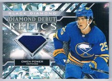 2022-23 BLACK DIAMOND DEBUT RELICS OWEN POWER BUFFALO SABRES #DD-DP
