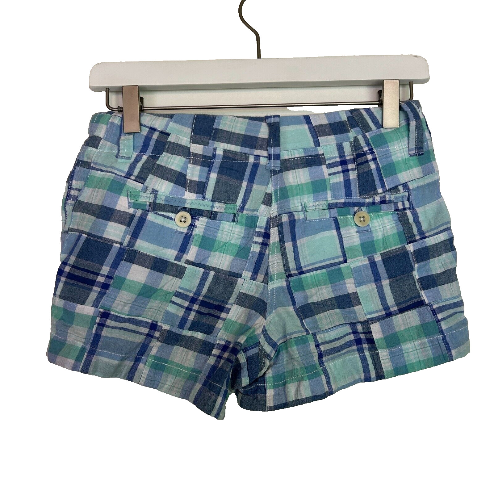 vineyard vines patchwork preppy casual shorts blu… - image 2