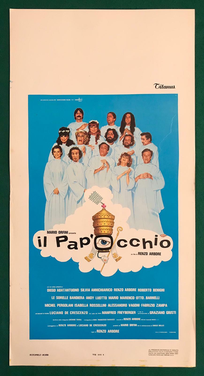 Locandina originale film Il pap'occhio (1980) - Regia di Renzo Arbore
