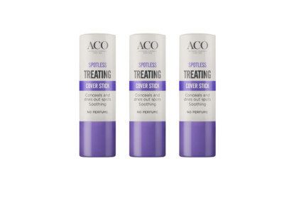 3x ACO Spotless Cover Stick 3.5 g   Acne Concealer & Treatment Swedish Skincare