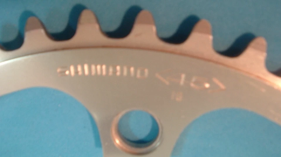 Plato de carretera Shimano 600 EX FC-6200 45T x130BCD-NUEVO/NOS 5 a 8 velocidades-arabesco Foto 4 de 4