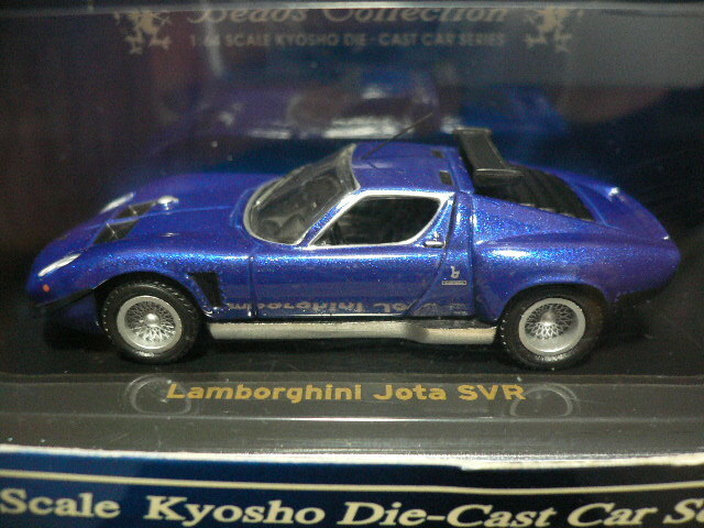 Kyosho Lamborghini Jota SVR 1/64ミニカー 1/64 Kyosho LAMBORGHINI JOTA SVR BLUE diecast car model | eBay