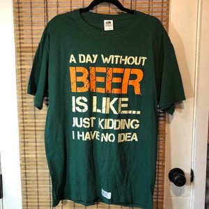 forest green graphic tee