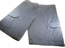 Chaps Mens Size 34 Cargo Shorts Dark Blue Dress Cotton 6-pocket