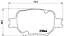 BREMBO Brake Pads P83 054 DB1431 for LEXUS IS III TOYOTA CROWN COROLLA Mark II — 第 2/3 张图片