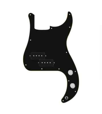 920D Custom Precision Bass Loaded Black Pickguard w/Hot Drive Pickups