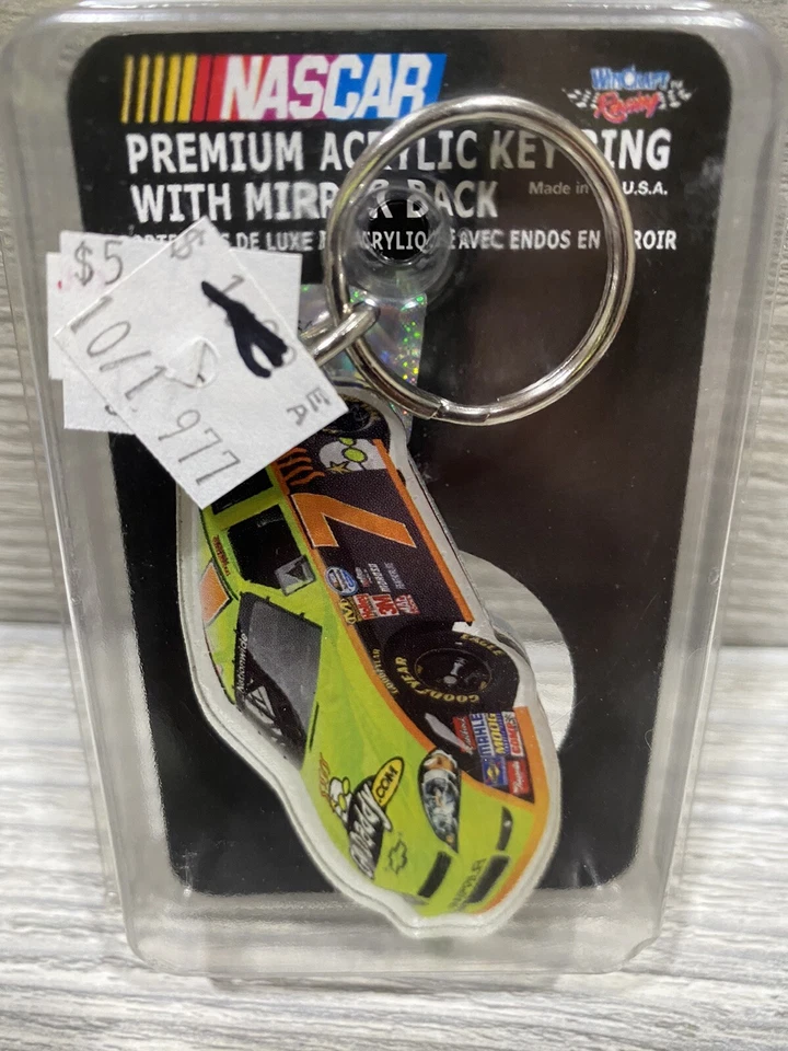 Danica Patrick Wincraft #7 Go Daddy Mirrored Back Key Ring/Key Chain FREE SHIP! - Image 3 of 4