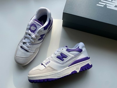 New Balance 550 White Purple - BB550WR1 Size 4.5, 5, 5.5, 6, 6.5 | eBay
