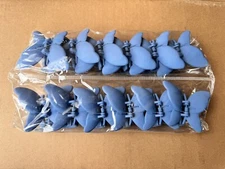 Wholesale Lot of 12pcs Hair Claw Clips in Solid Color for Resale Butterfly Style