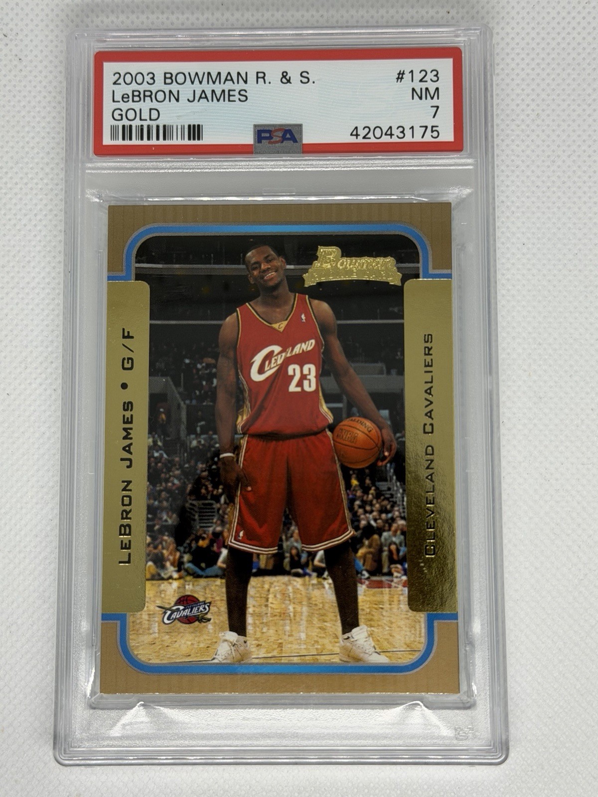 LeBron James 2003 Bowman #123 Gold Price Guide - Sports Card Investor