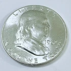 1962-D Franklin Half Dollar GEM/BU Uncirculated 90% Silver AU DETAILS #8020