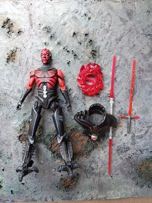 2011 Star Wars The Clone Wars Darth Maul Action Figure Loose W/Extra Accessories
