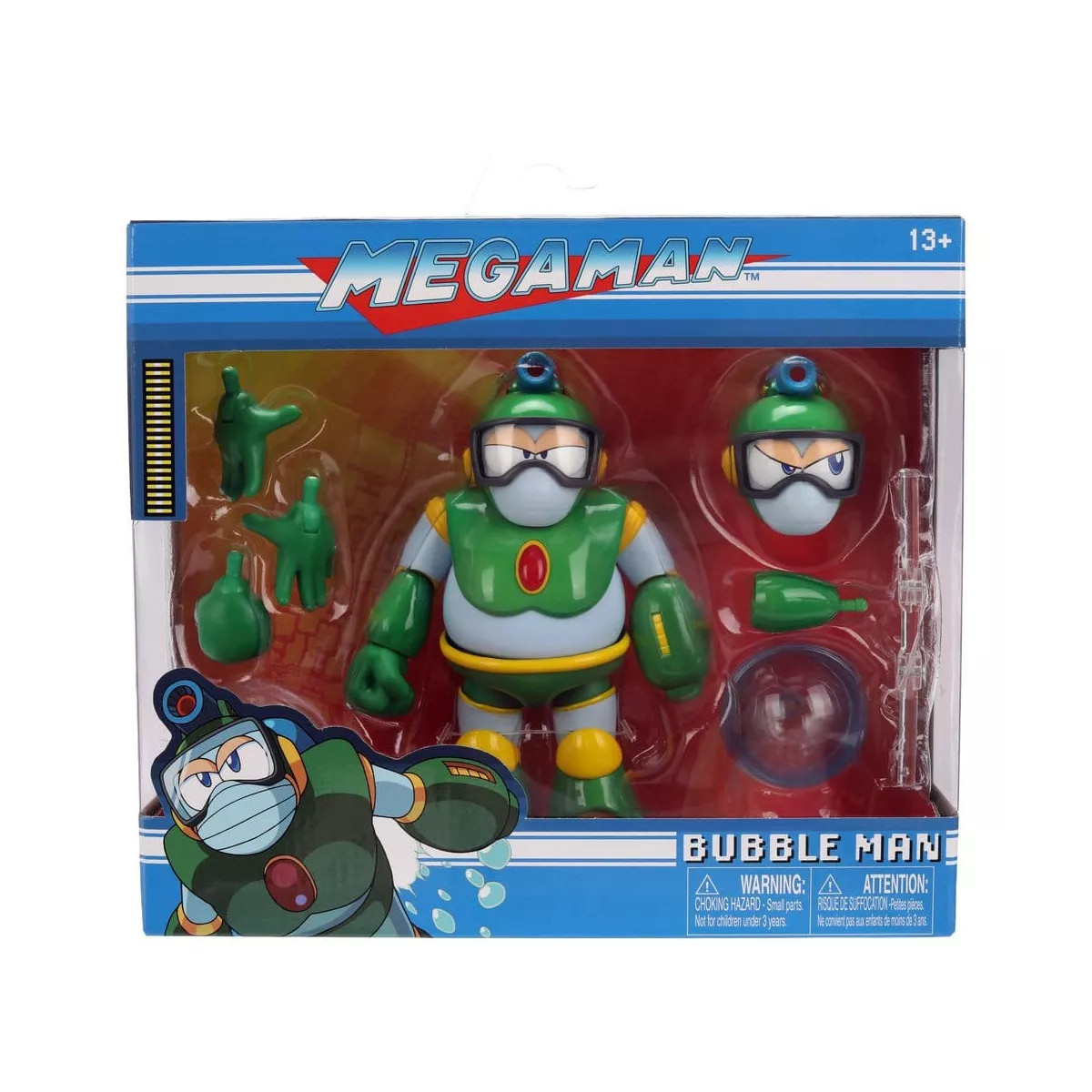 Mega Man Bubble Man Jada Toys figurine articulée décorative de bureau - 4
