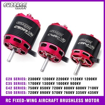 SURPASS HOBBY 4pcs Outrunner Brushless Motor C28/C35/C42/C50 Series Flier for RC