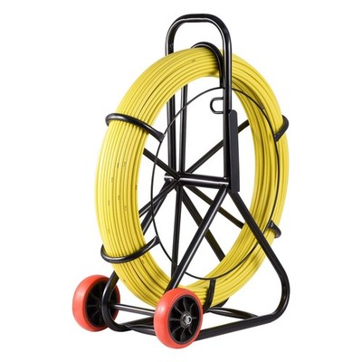 Fish Tape Puller Fiberglass 492ft 8mm Wire Cable Running Duct Rodder