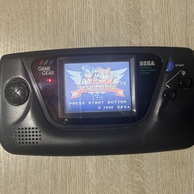 Sega Game Gear w/sonic 2 new Capacitors Tested. Main board sound board power 