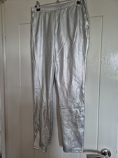 Shein Silver Leggings Size L