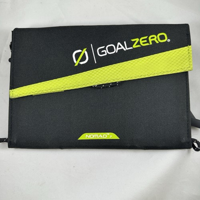 #ad Goal Zero Nomad 7 Portable Solar Panel With Guide 10 12v USB Ports NO BATTERY $29.99