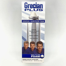 Grecian Plus Men's Gradual Haircolor Foam 5 oz. NOS NEW MIB