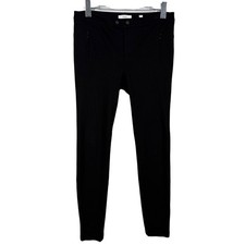 Vince Black Trousers with Button Details