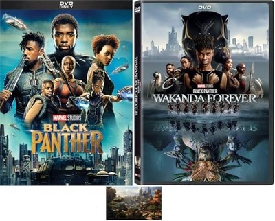 Marvel's BLACK PANTHER & WAKANDA FOREVER DOUBLE FEATURE 2 DVD