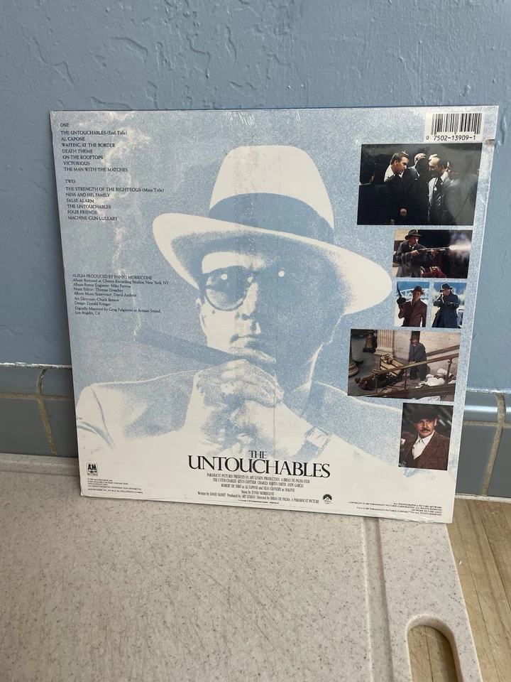Ennio Morricone The Untouchables Soundtrack LP A&M Records SP-3909  (NEW) SEALED - Image 2 of 2