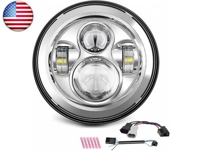 SUNPIE 7 inch Head light Compatible with H_arley Street Glide/Tri Glide,