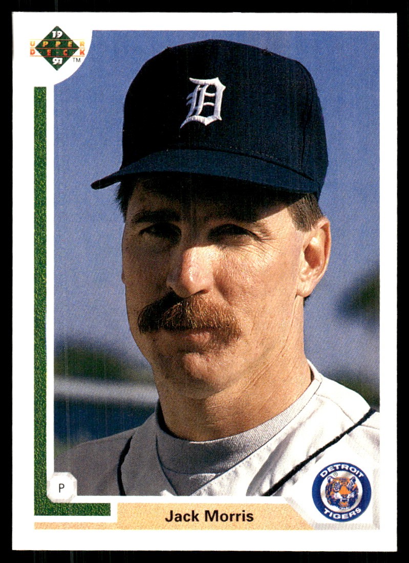 Jack Morris 1991 Upper Deck #336 Tigers FREE SHIPPING StackedPacks