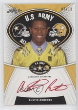 2014 Leaf US Army All-American Bowl Tour Red Ink 2/10 Austin Roberts Auto 0t2
