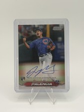 Daniel Palencia 2024 Topps Stadium Club SCBA-DP Rookie RC On Card Auto Cubs . rookie card picture
