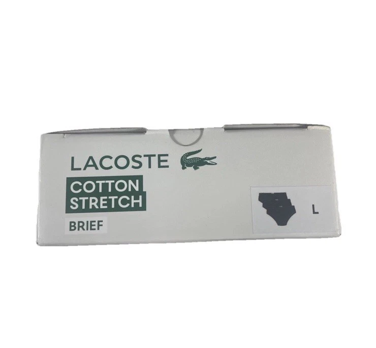 Lacoste nuevo con etiquetas. Pack de 3. Calzoncillo elástico de algodón. Negro. Precio de venta sugerido por el fabricante $42,50 Foto 4 de 4