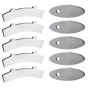 10 Pcs Stainless Steel Mountain Bike Brake Interspace Adjustment Discs Accessory