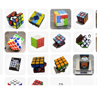 Magic Cube 3X3 Classic Game Cube, Colour-Matching Puzzle Educational Toy