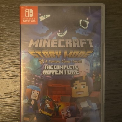 Minecraft Story Mode Complete Adventure Card & Case Switch Telltale NTSC